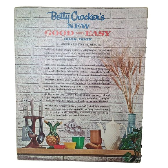 Betty Crocker’s New Good and Easy Cookbook 1st Edition 1st printing 1962 - Picture 2 of 12